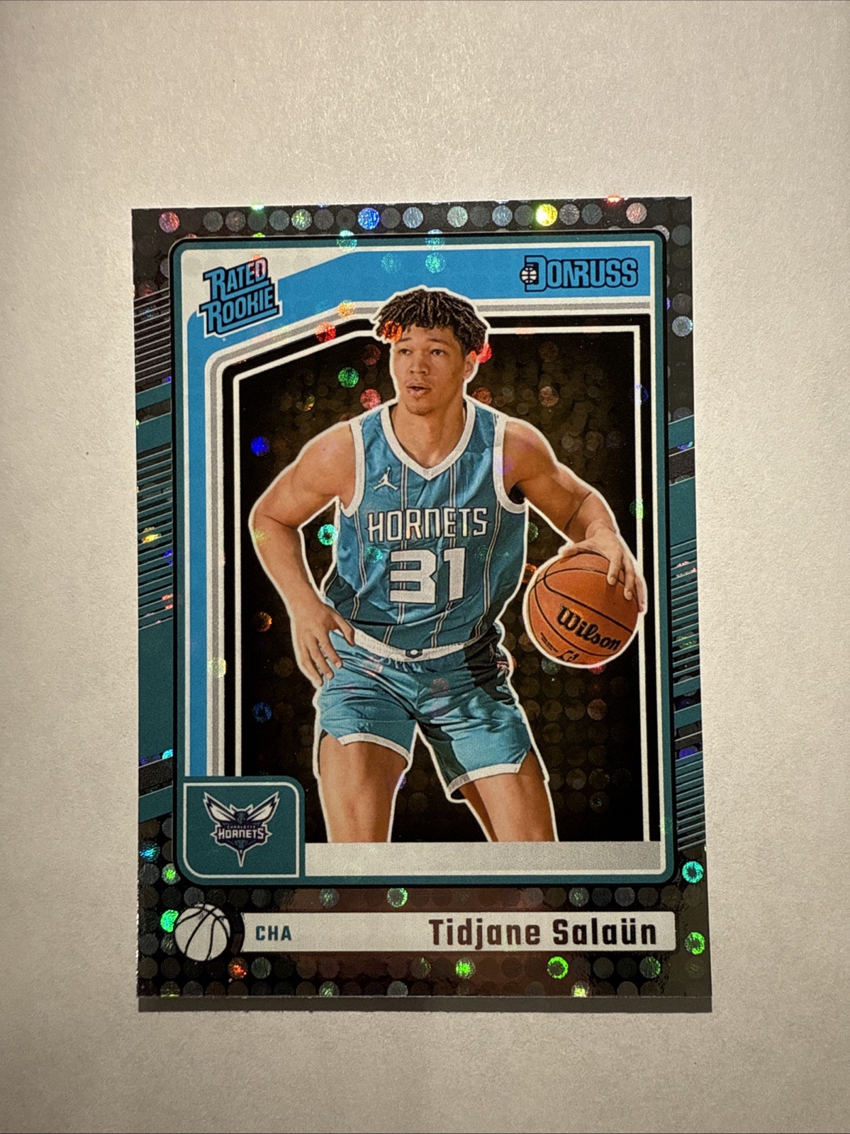 2024-25 Panini Donruss Rated Rookie Tidjane Salaun #229 (RC)