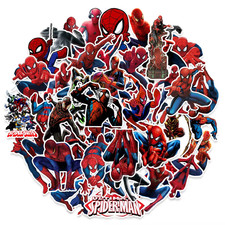 50x SPIDERMAN Stickers Etiketten Aufkleber Marvel Superhelden Comic Sticker DC