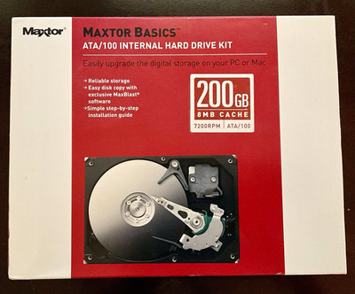 Maxtor Basics 200GB 7200RPM 8MB 3.5'' ATA/IDE ATA-100 HDD w/ MaxBlast