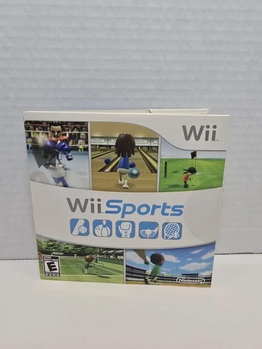Wii Sports (Nintendo Wii) Cardboard Sleeve CIB Complete Tested And Working