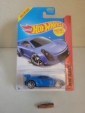 Hot Wheels Mastretta MXR 2014 HW Race Blue FRONT AND REAR DETAILS SEE PICS
