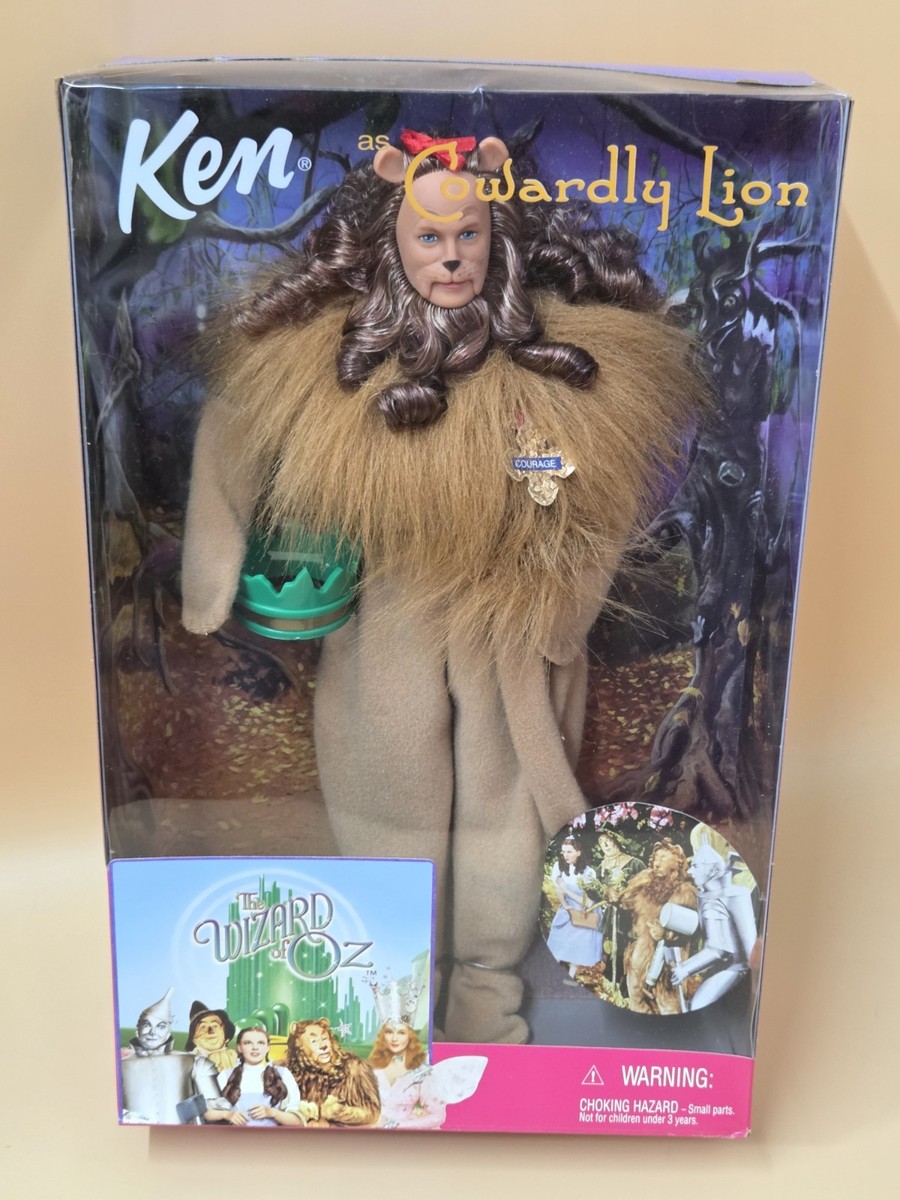 1999 Mattel Barbie Ken As The Cowardly Lion Wizard of Oz