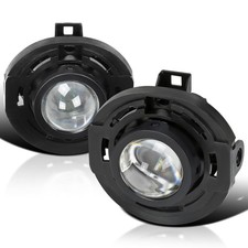Chrome Driving Projector Fog Lights W Bulbs Chrome Driving Projector Fog Lights W Bulbs