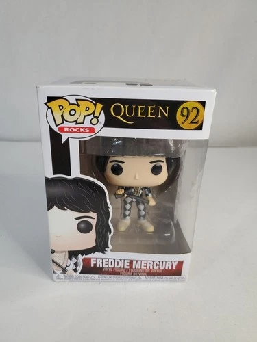 Funko Pop Rocks Freddie Mercury #92 Vinyl Figure Queen Rock Band Damaged Box