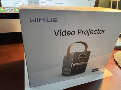 WiMiUS P61 Video Projector HDMI Electric Focus Black CCK01605 | eBay