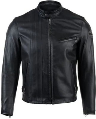 Bell x Schott NYC 60th Anniversary Cafe Racer Leather Jacket Black Ltd Ed #121