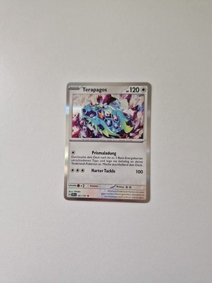 Terapagos 161/191 Holo Stürmische Funken Pokemon Karte Deutsch Near Mint