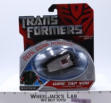 Wire Tap V20 Transformers Real Gear Robots 2007 Hasbro NEW SEALED