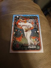Kyren Paris Rookie RC 2024 Topps Holiday Baseball Card #H130 Los Angeles Angels