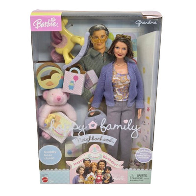 2003 BARBIE HAPPY FAMILY NEIGHBORHOOD GRANDMA DOLL MATTEL B7690