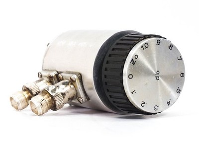 Texscan RA-73 Adjustable Step RF Attenuator SMA Connectors 4.8~13.0 Ohm Measured