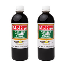 Vanilla - Mexican Vanilla Blend with Pure Vanilla Extract - 2 Pack 16.6 Fl Oz