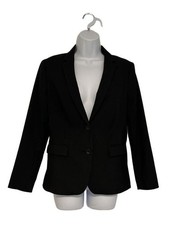 Banana Republic Blazer Size 4P Black Two-Button