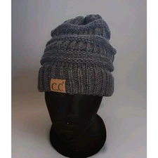 C.C Exclusives Women's Gray One Size Stretch Beanie Hat
