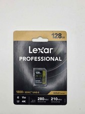 Lexar GOLD Series Professional 1800x 128GB UHS-II SDXC Memory Card