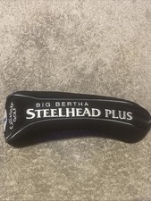 Callaway Big Bertha Steelhead Plus Head Cover Wood 1 Black Excellent HC182