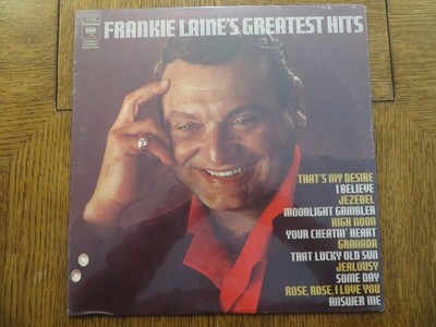 Frankie Laine's Greatest Hits - 1962 - Columbia CS 8636 Vinyl LP NEW! SEALED!!!