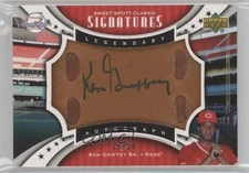 2007 Sweet Spot Classic Legendary Leather Blue Ink /50 Ken Griffey #SPS-KG Auto