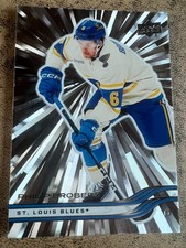 Philip BROBERG 2025-26 UD Series 2 Hky OUTBURST Silver Para SP #405 StL Blues