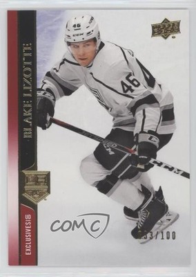 2020 Upper Deck UD Exclusives Blake Lizotte (Uncorrected French Back Error) 0ea8