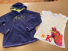 Under Armour Nike Lot Cold Gear Pullover Hoodie Sweatshirt Youth Large L T-Shirt