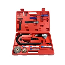 Tire Repair Set with Toolbox, Low Speed 2200rpm Air Tire Buffer and 3/8" Pneu...