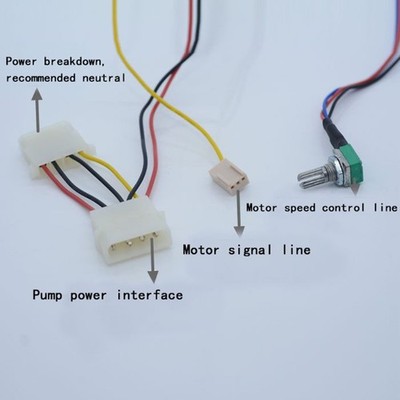 Computer Water Cooling Water Pump Double Adjustable Flow for Head 5 Meters Flow