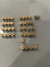 Genuine Mikuni Main Jet N100.604 Lot of 39 #95 100 102.5 105 107.5 110 115 117.5