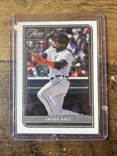 2022 Panini Three And Two Javier Baez #74 /99 Detroit Tigers 