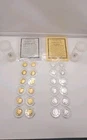 2006 Ronald Reagan Fantasy Dime Set 12 Silver & 12 Gold Infused Proofs With COAs