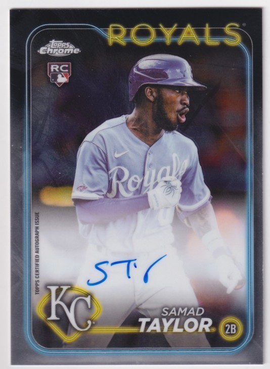 2024 Topps Chrome AUTOGRAPH #RA-ST SAMAD TAYLOR RC Rookie ON CARD AUTO Padres