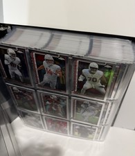 2025 Topps Chrome Football Complete 400 card Set Pages Binder & 1975 insert set