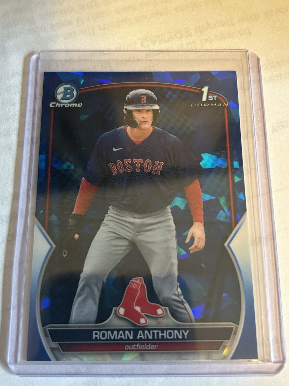 2023 Bowman Chrome 1st Sapphire Roman Anthony