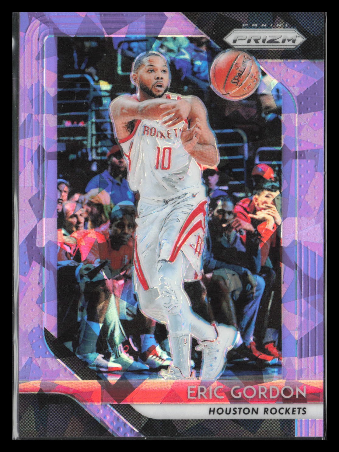 Eric Gordon 2018-19 Panini Prizm Purple Ice /149 #54 Houston Rockets