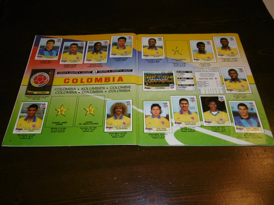 ALBUM PANINI CALCIATORI MONDIALI USA '94 MANCANTI 21 FIGURINE VEDI ELENCO INTERN - Immagine 4 di 4