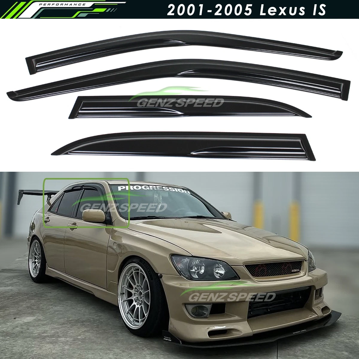 Film Teinté Pré-découpé Pour Lexus IS 300 2001-2006 – Vitres Avant