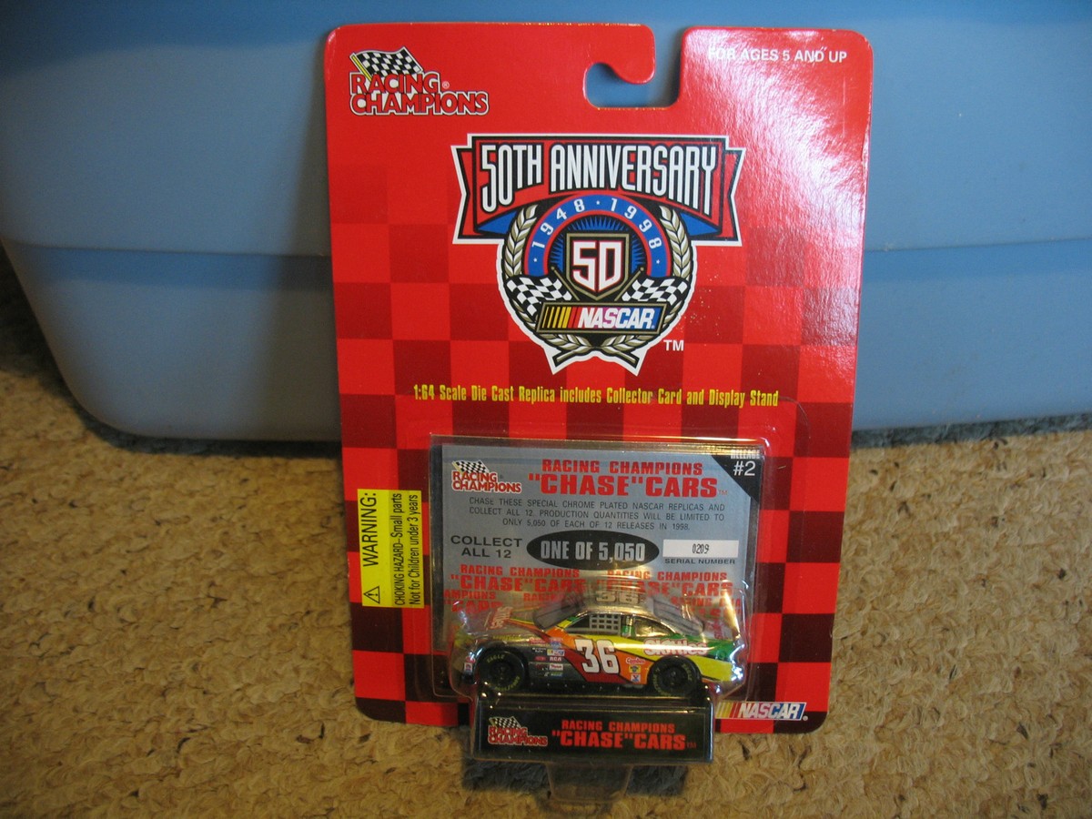 NIB Racing Champions 50th Anniv. Nascar Skittles #36 Chase Car | eBay