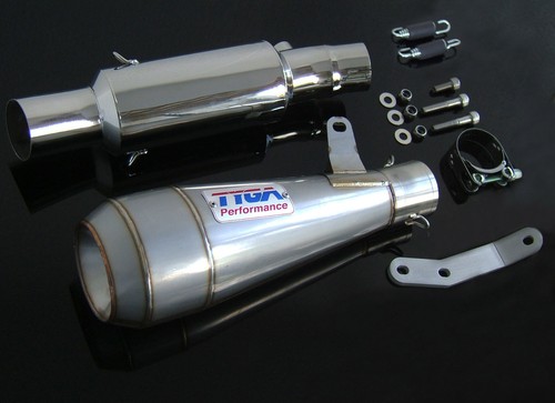 TYGA Kawasaki ER6 09-11 half race system with moto maggot can