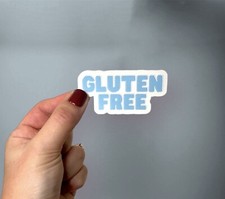 Gluten Free Waterproof Sticker, For Laptop, Water Bottle, Tumbler, 3in