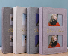 300/500 Photo 6 inch Leather Album Photos Memo Case Storage Family Wedding
