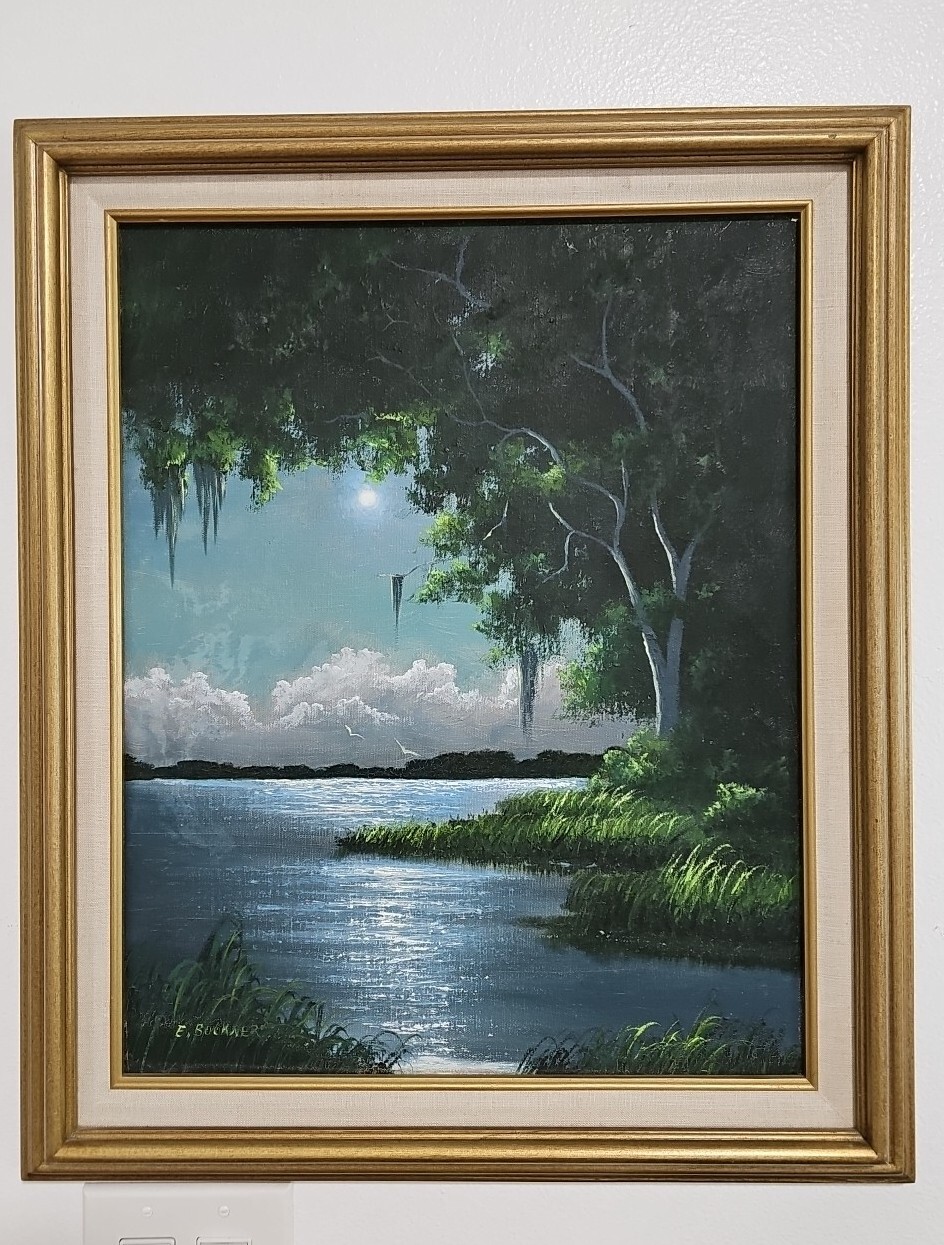 Ellis Buckner *ORIGINAL* FLORIDA HIGHWAYMEN PAINTING (1943 - 1991)