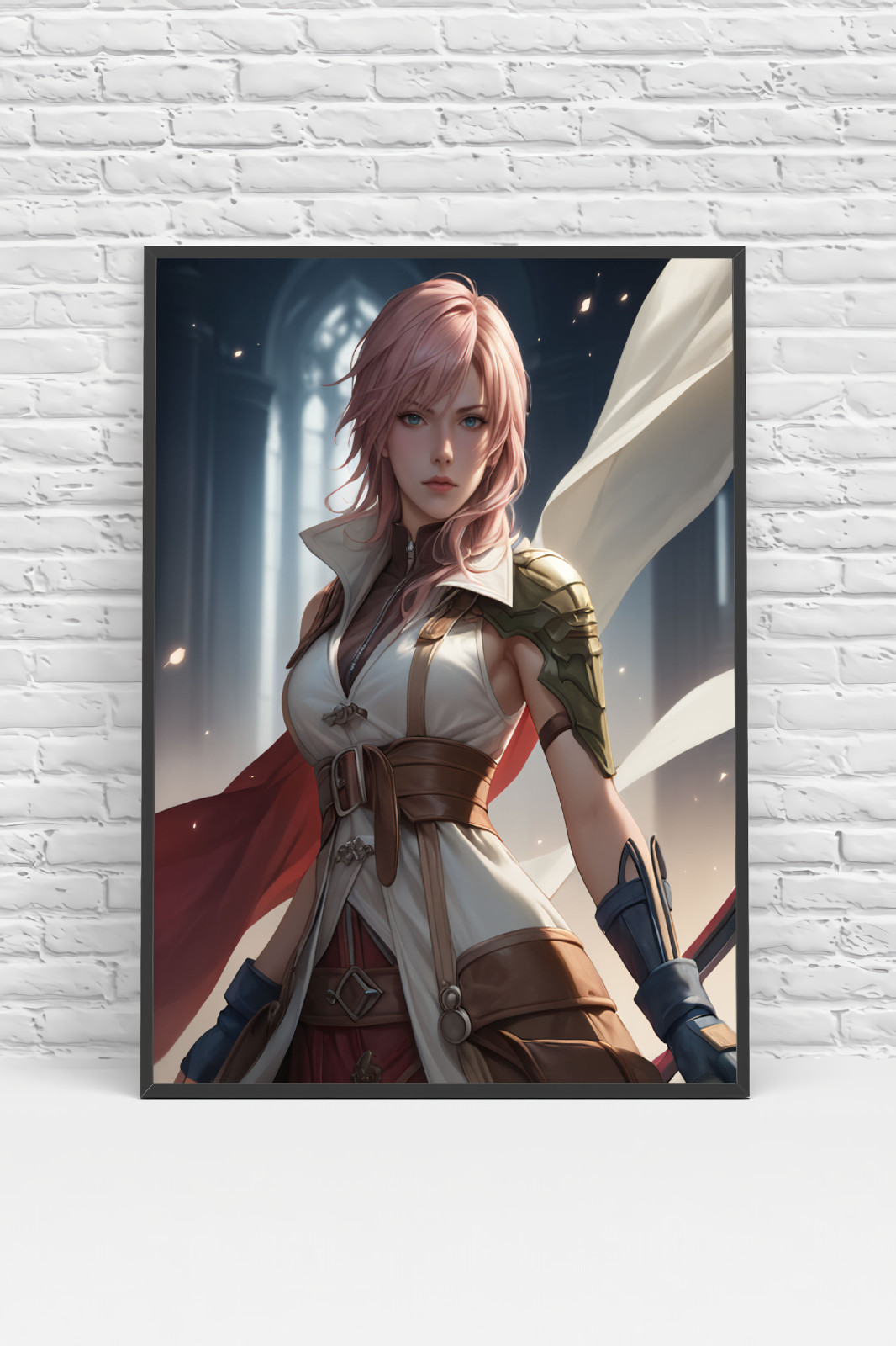 Final Fantasy Lightning Square Enix Poster Print - No Frame