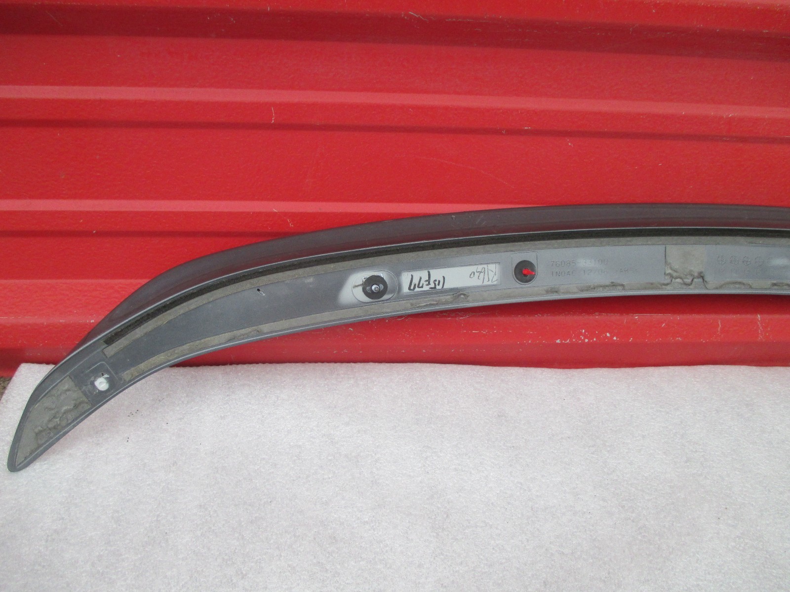 LEXUS ES300H REAR TRUNK LUGGAGE LID SPOILER OEM 2013 2014 2015 13 14 15