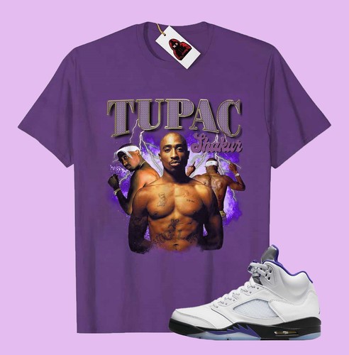 purple 2pac shirt