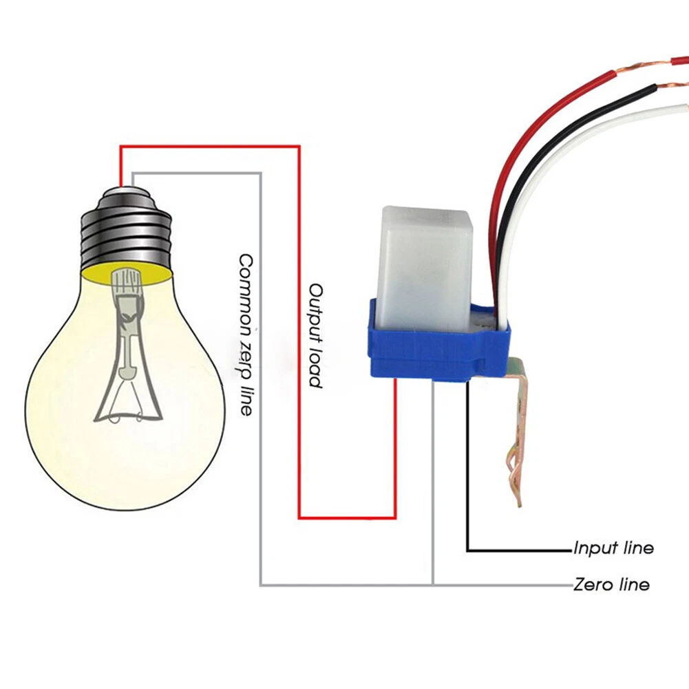 Auto sensor light switch outlet