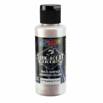 Createx Wicked Colors Hot Rod Sparkle Green W424 2oz Airbrush Paint
