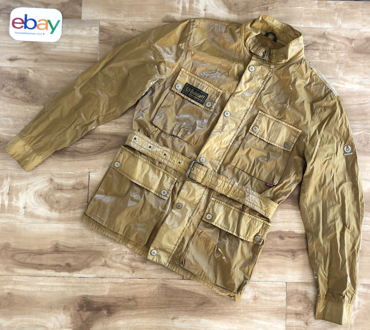 Belstaff ROADMASTER jacket, shiny edition, GoldLabel, burnt yellow