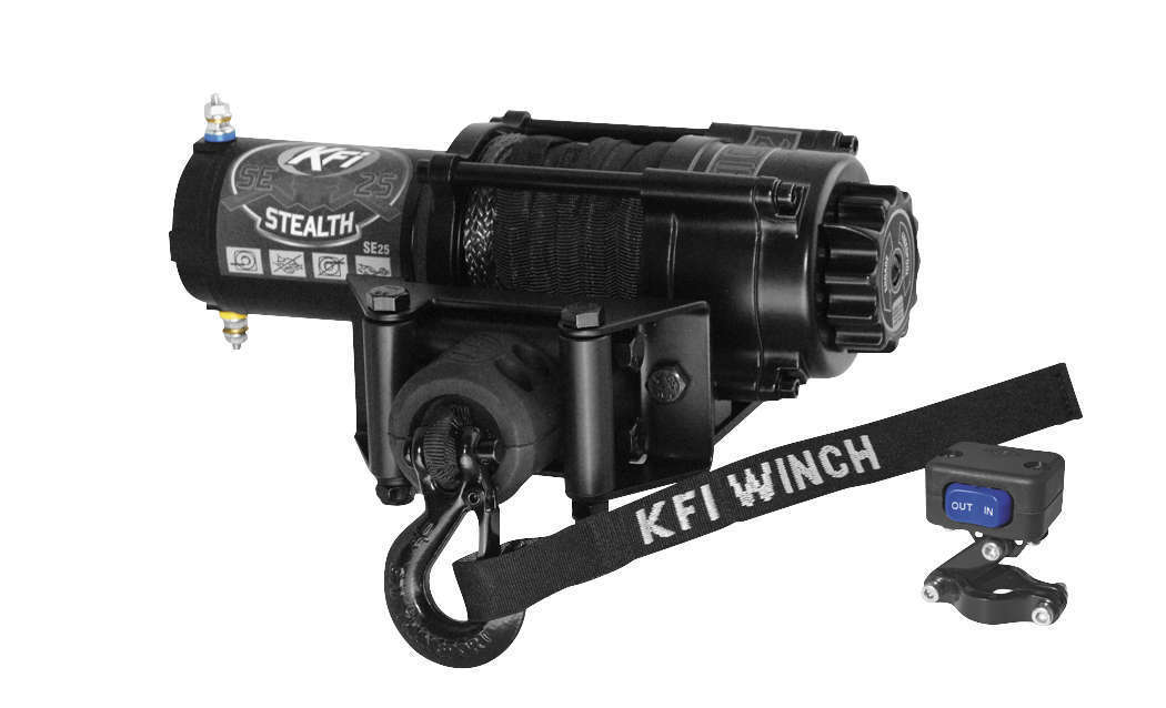 2500 lb KFI Assualt Winch Combo Kit (M1) For 2012-2014 Polaris 900