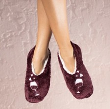 Faceplant Dreams Footsie Slippers  Wine A Little, Laugh A Lot  Size Smedium 6/8