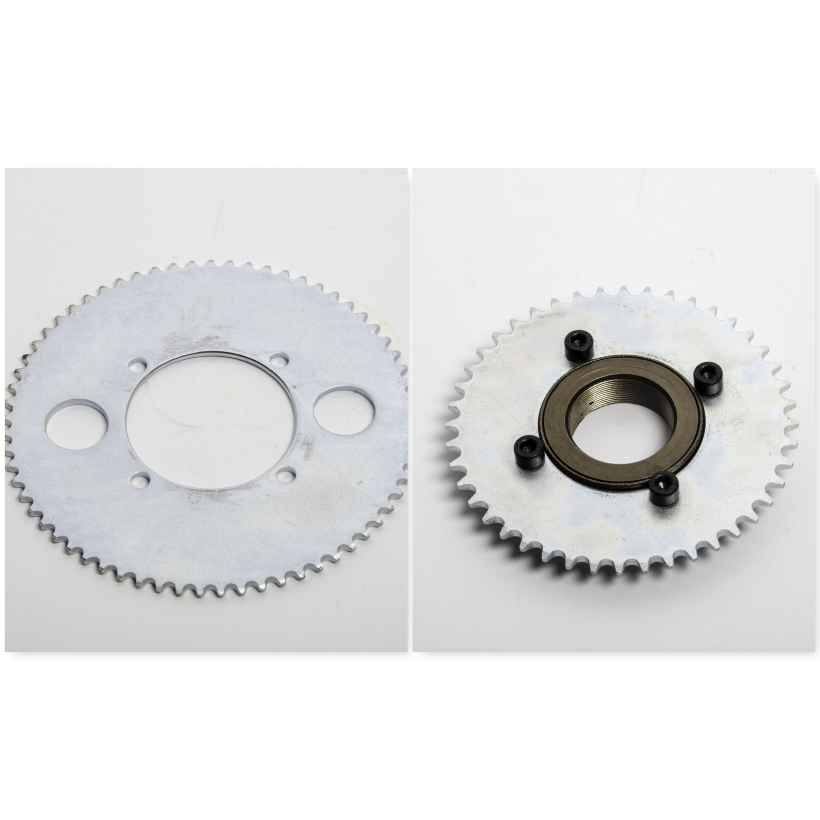 T8F 8mm 44T 4 hole Sprocket chain drive gear+Free wheel f rear wheel